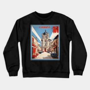 Lorraine France Vintage Poster Tourism Crewneck Sweatshirt